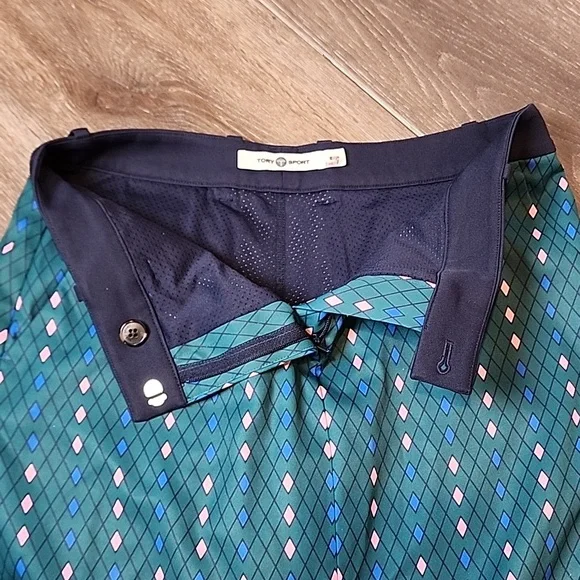 TORY SPORT Women's‎ Small Athletic Skort Diamond Pattern Belt Loops Fallen Hem - Picture 5 of 7